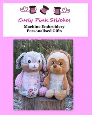 Curly Pink Stitches